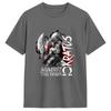 God Of War Kratos Tshirt Beach Harajuku T Shirts Couple Cotton O Neck Plus Size Clothing Short Sleeve Vintage Tops