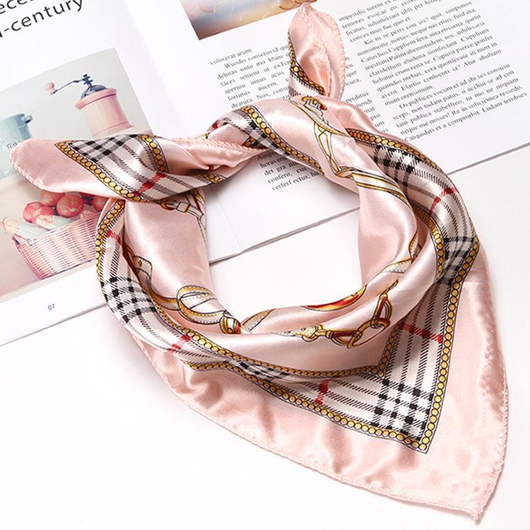 Шелковый шарф весна-осень: Профессиональный женский квадратный шарф для офисных работников