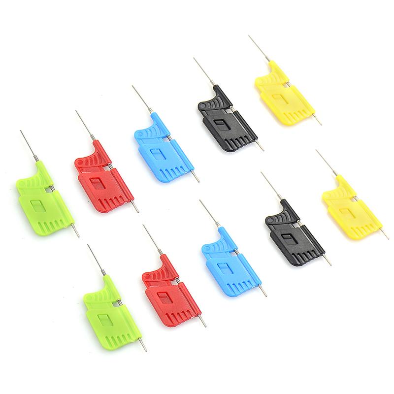 10pcs Mini clip Micro IC clamp 10pcs/set SOP/SOIC/TSSOP/TSOP/SSOP/MSOP/PLCC/QFP /TQFP/LQFP/ SMD IC Chip pin Clip Wholesale price