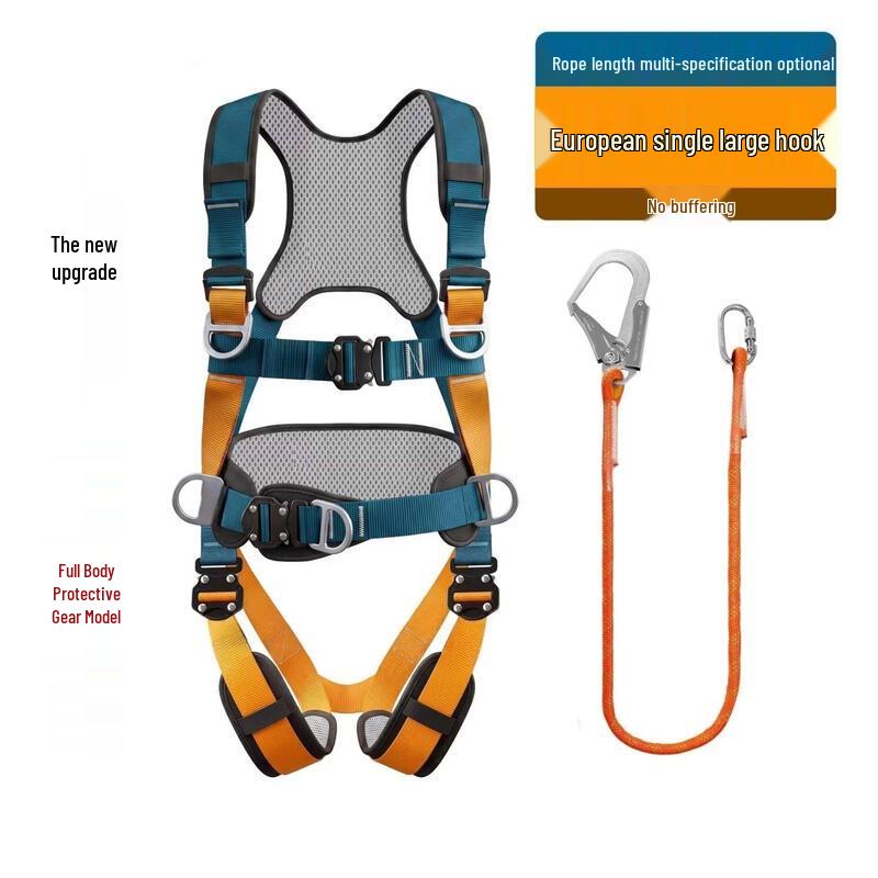 ML Five-Point Full Body Safety Harness for High-Altitude Work