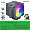 SNOWMAN Bingman MT880 Бесшумный воздушный кулер для процессора с 8 тепловыми трубками и ARGB вентилятором для настольных компьютеров