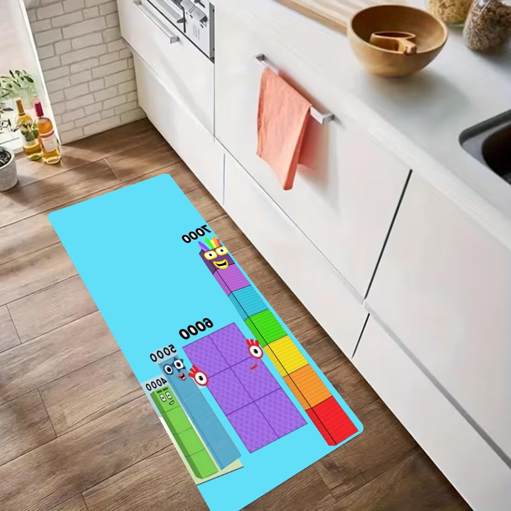 Numberblocks Nonslip Kitchen Mat Floor Carpet Rug For Indoors Outdoors Home Decor Room Supplies Spring Decor