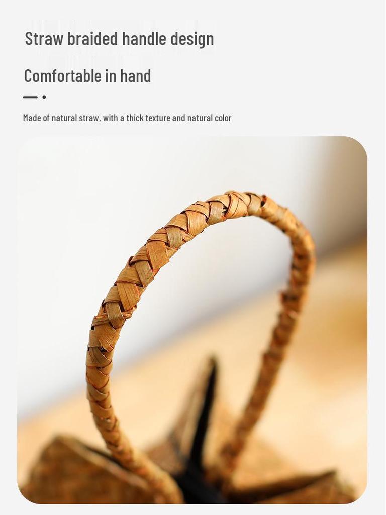 Подарочный набор к Празднику Драконьих лодок: Соленые утиные яйца, цзунцзы и местные деликатесы в плетёной из соломы ручной корзинке