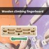 Rock Climbing & Bouldering Training Board Hangs Board Wood Climbing Fingerboard for Training Finger Grip and Pull Up