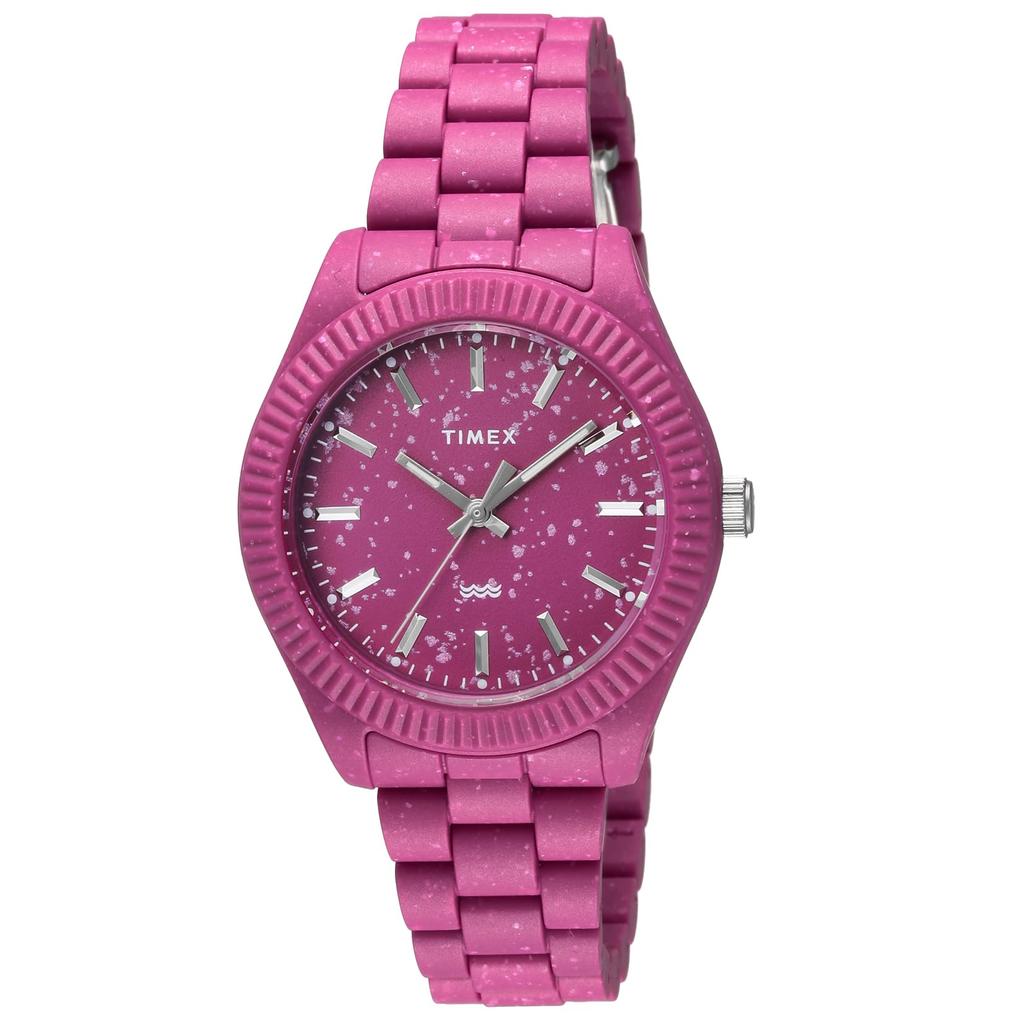 TIMEX Watch Legacy Ocean Pink Dial Recycled Plastic Mineral Glass Quartz Philippines Watch Brand TW2V77200 Pink [TIMEX] Men's [Item]