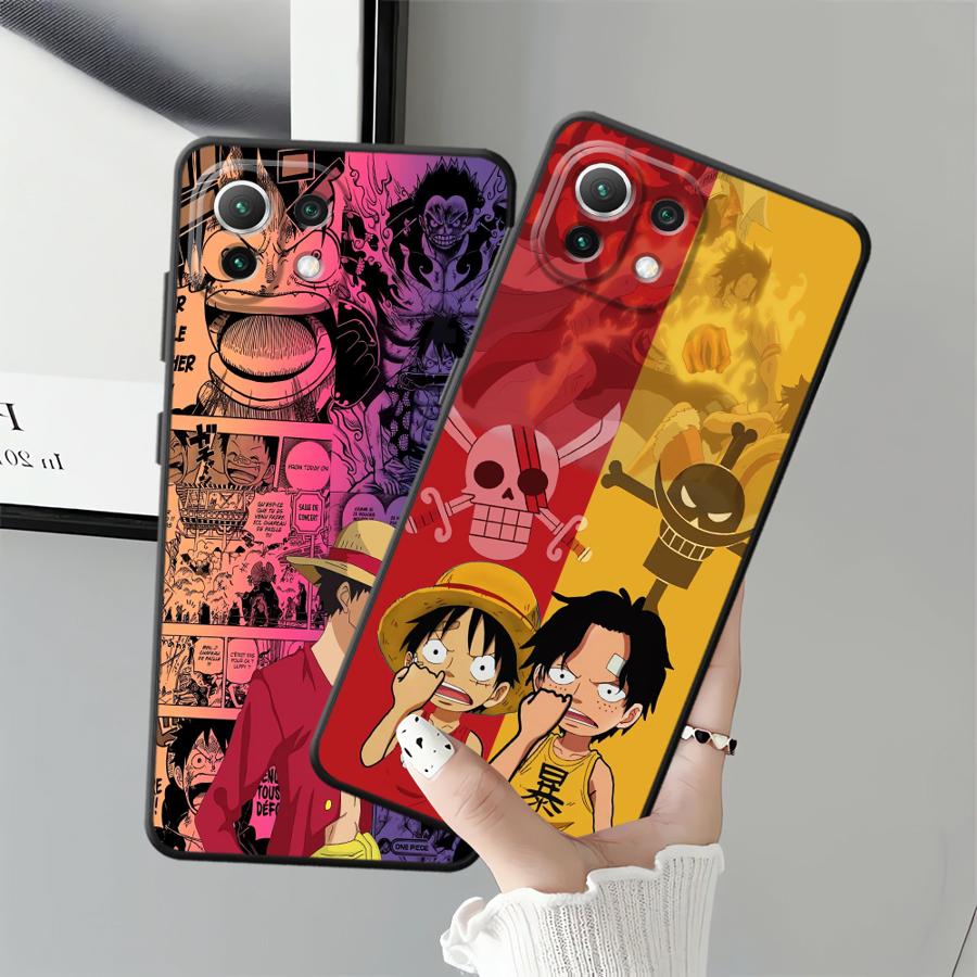Чехол для телефона Funda для Xiaomi Mi 13 Lite 15 Pro 12 14 11T 10T 12X 12T Pro 11 Аниме One Pieces
