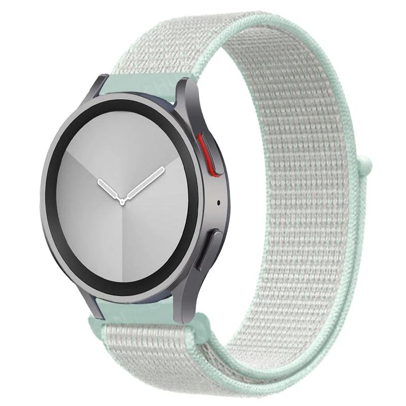 Nylon Loop Band For Samsung Galaxy Watch 6/5/pro/4/Classic/active 2 43-47-44mm 20mm/22mm Sport Bracelet Huawei Gt 4/2/e/3 Strap