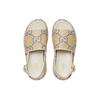 Gucci Женские босоножки на одной лямке, бежевые, 695078 UWB10 9572