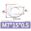 Очень большая плоская оцинкованная металлическая шайба (Размеры M1.6-M14)