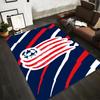 Soccer Flag Rug Design Non-slip rug suitable for living room and bedroom sofas