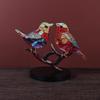 Office Modern Style Colorful Birds Ornament Desktop Decor Tabletop Bird Decoration Birds Figurine