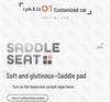 Lynk 01 2024 Model 2.0TD Two-Wheel Drive Suede Saddle Pad Universal Seat Cushion