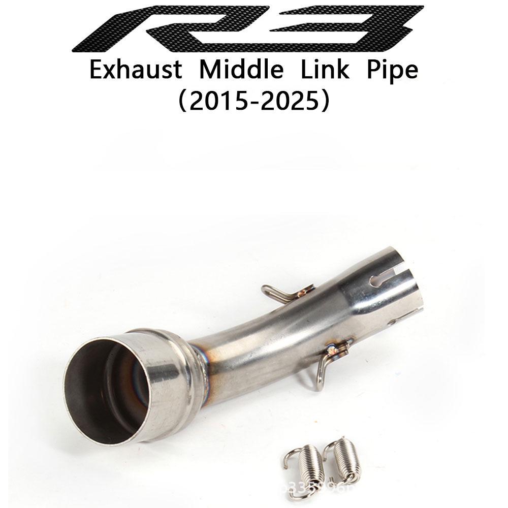 Yamaha R25/R3 Motorcycle Mid-Pipe Stainless Steel