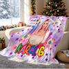 Karol G Pattern Blanket for Home Decoration, Bed, Sofa, Car Travel, Camping, Suitable for All Seasons, Birthday Christmas Gift