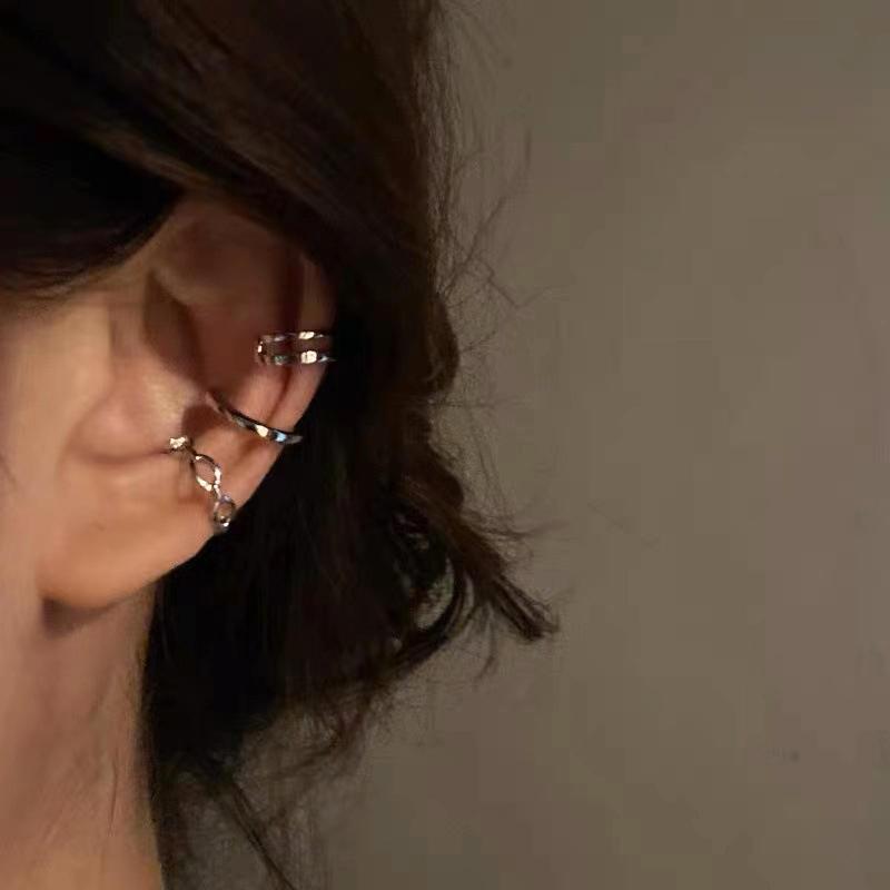 Простые серьги-клипсы для женщин, модные серьги-кольца унисекс для хряща, наборы сережек-каффов для пирсинга, серьги-клипсы, ювелирные подарки ADM