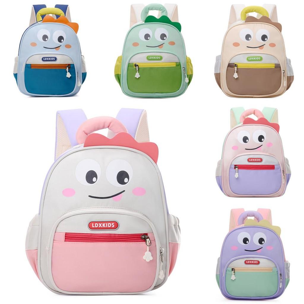 Childrens Cute Backpack Cartoon Design Unisex Student School Bag Kids Waterproof