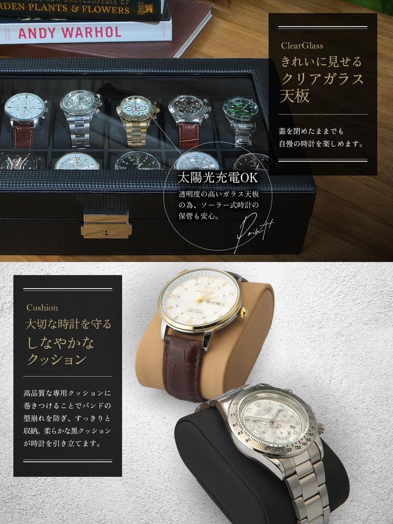 Часы GEUM Watch Роскошные часы Хранение запирающиеся коллекционные часы 90 дней GEUM020 для 12 Чехол, Чехол, Чехол, Хранение, Коробка, Чехол, Чехол, Стильный, Дисплей,