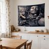 Bob Marley Reggae One Love Reggae Legend Polyester Wall Hanging Tapestry, Aesthetic Home Decor for Bedroom Dorm Photo Backdrop
