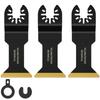 4/56PCS Oscillating Multitool Blade High Carbon Steel Arc Edge Cutting Saw Blade Quick Release Multi Tool Saw Blade For Wood PV