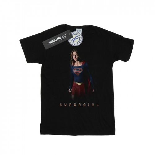 DC Comics Womens/Ladies Supergirl TV Series Kara Standing Cotton Boyfriend T-Shirt