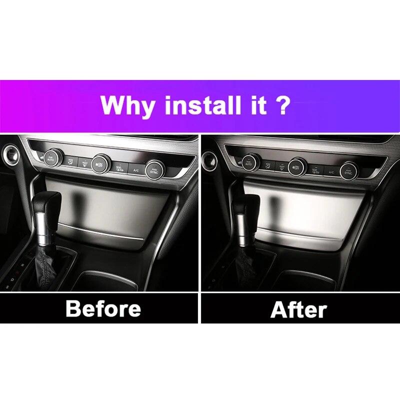 Для Honda Accord 10th 2018 2022 аксессуары Центральное управление панель прикуривателя откидная крышка декоративная рамка крышка