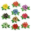 DIY Handmade Embroidery Flower Patch Polyester Fiber Floral Patches Embroidery Repair Patch  Jeans