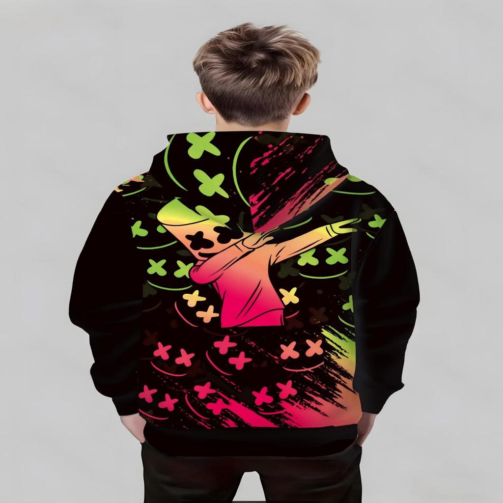 2026 Детские толстовки с 3D-принтом Новые мужские и женские толстовки Повседневные нейтральные толстовки Детская верхняя одежда