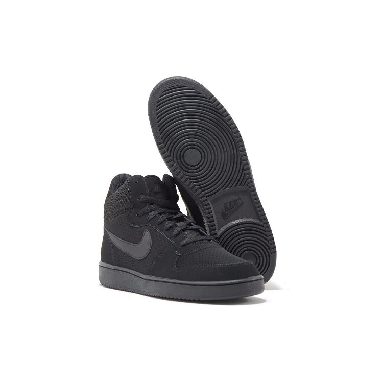 Nike Court Borough Mid Повседневные Удобные Поддерживающие Кроссовки Мужские Кроссовки Черные 838938-003