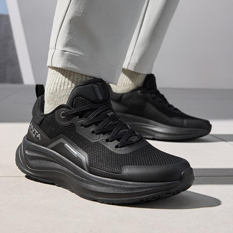 Anta Le Dao Удобные Универсальные Нескользящие Износостойкие Низкие Тренировочные Кроссовки Мужские кроссовки Черные 112517719-6