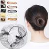 20pcs/set Hair Donut Invisible Hair Nets for Women Mesh High Elastic Nylon Hairnets Nurse Braider Hair Styling Tool Black Coffee