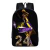 Школьная сумка NBA Kobe, Рюкзак для мальчиков и девочек, Рюкзак большой вместимости с двойной молнией