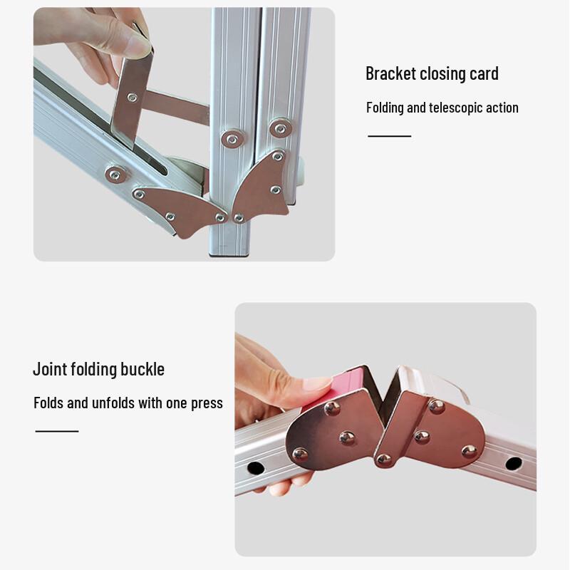 JINGMI 16:9 Quick-Fold Portable Projector Screen with Metal Stand