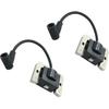 2 PACK 24 584 01-S Kh-24 584 201-S Ignition Coils Module For Kohler CH20 CV18 CH18 CV20 CV23 CH22 Command Pro Twin Cylinder Engine With Spark Plug