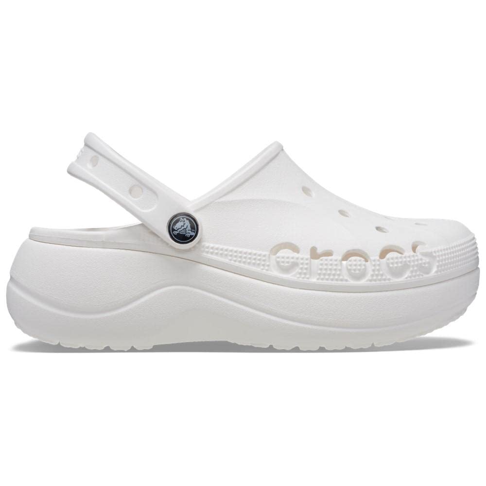 Женские сандалии Crocs Baya Platform Clog 23см, Белые,
