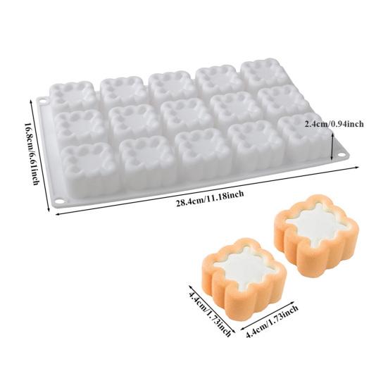 Silicone Cake Mold Square Heart Shapes Mousse Chocolate Desserts Mold Cake Pan Muffin Mold Flexible Baking Tools