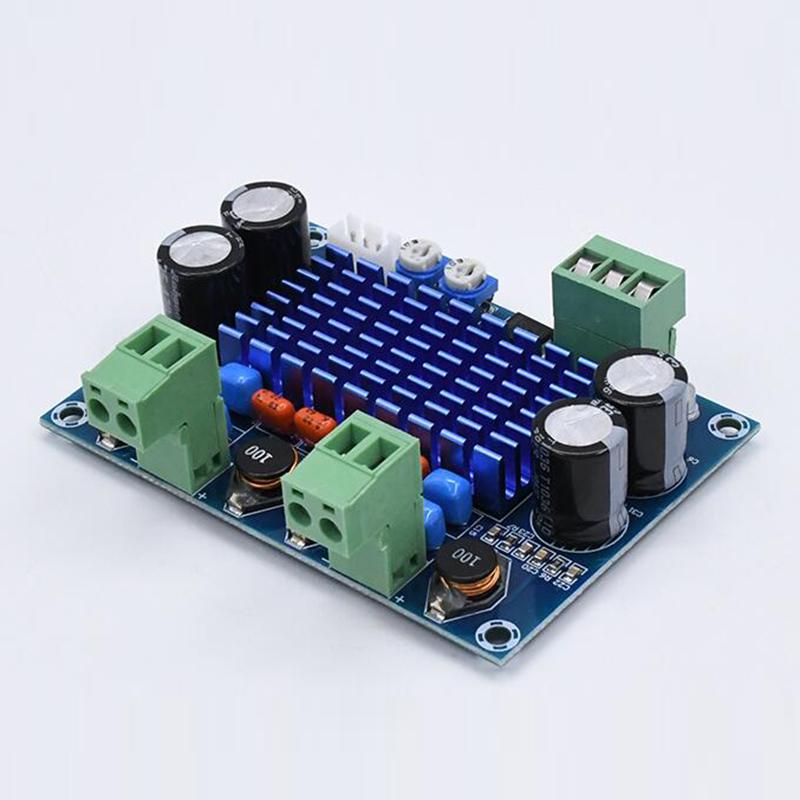 XH-M572 Плата цифрового усилителя мощности высокой мощности TPA3116D2 Шасси, предназначенное для подключаемого модуля усилителя HIFI с выходом 5-28 В 2x120 Вт