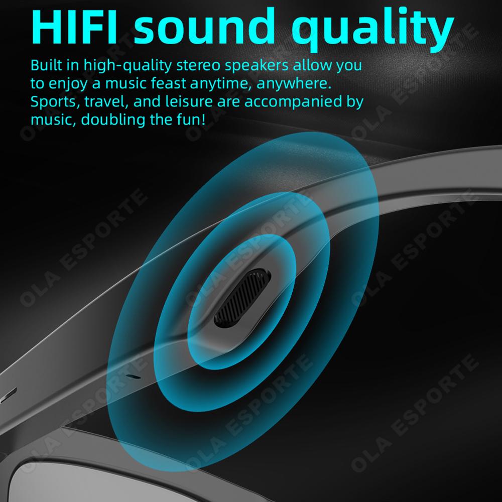 Новые Умные Очки V5.3 Bluetooth-звонок Наушники Высокого Качества Солнцезащитные Очки для Активного Отдыха Анти-касание УФ Музыкальный Плеер для Мужчин Женщин