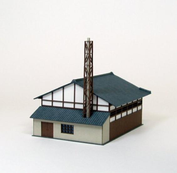 Sankei Nostalgic Diorama Series Общественная баня 1/150 MP03-33