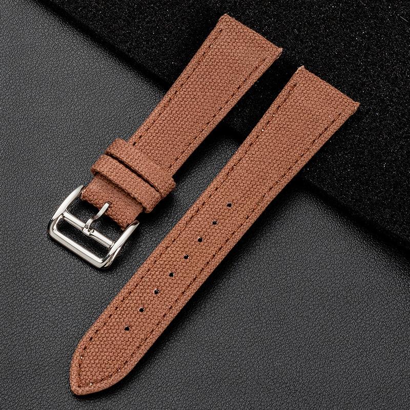 Alternative Apple Strap Applewatch Canvas Leather Iwatch8/S7/6/5/4/Huawei Strap 22Mm
