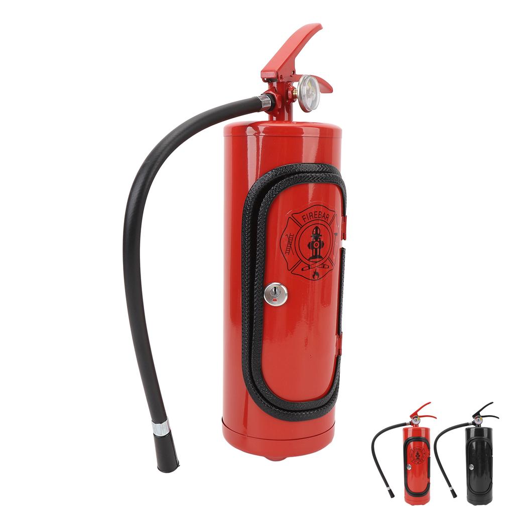 Огнетушитель Держатель для вина Уникальный декоративный железный огнетушитель в форме коробки для хранения вина Маленький