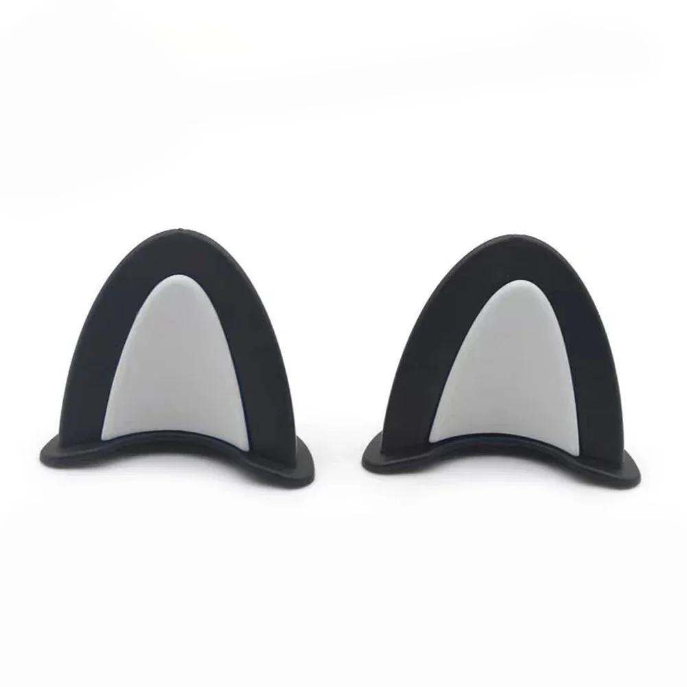 2 шт. Милые кошачьи ушки на мотоциклетный шлем, наклейки для электромобиля, мотокросса, стиль вождения, универсальные аксессуары для украшения шлема