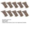 10Pcs Brick Clips Metal Outdoors Brick Hooks Punching Free Easy Installation Wall Clips Picture Hangers