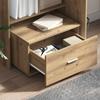Drawer Cabinet with Wheels Artisan Oak Finish 55 x 45 x 31 cm