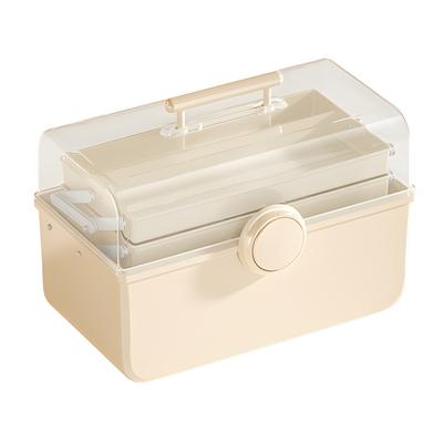 Ящик для хранения лекарств, пластиковый многослойный портативный контейнер для аптечек, органайзер для семейных аварийных аптечек w