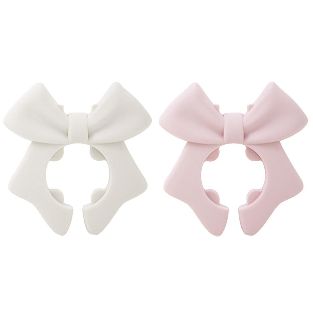 Silicone Spoon Rest Anti-Scalding Spoon Holder Bow Spill Stopper for Spoon Cooking Utensil