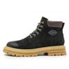 Autumn and winter Martin boots men's short boots tooling casual high-top leather trendy men's boots velvet snow boots