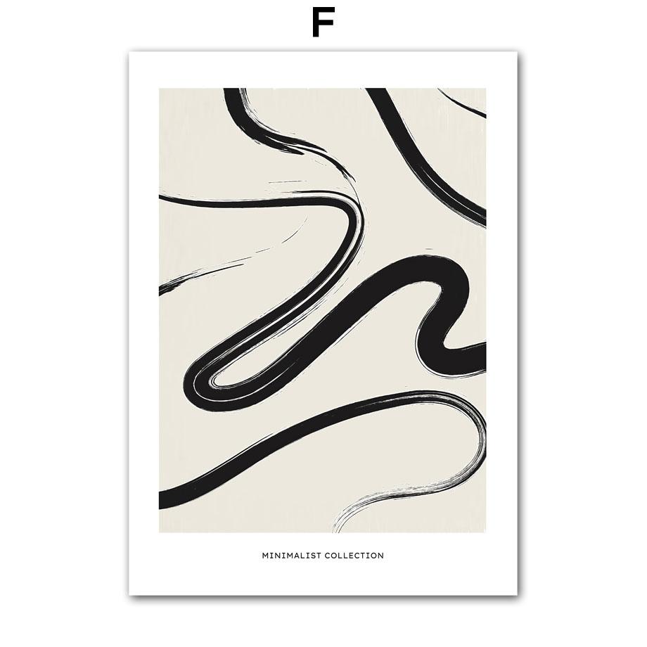 Wall Art Canvas Painting Black White Line Face Body Abstract Nordic Posters And Prints Wall Pictures For Living Room Decoration