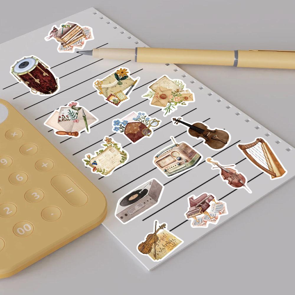 50 ШТ. Секрет Любви Времени Ретро Ручной Работы Наклейки Эстетичные Наклейки Ноутбук Багаж Мультяшные Крутые Скейтборд Граффити Наклейка