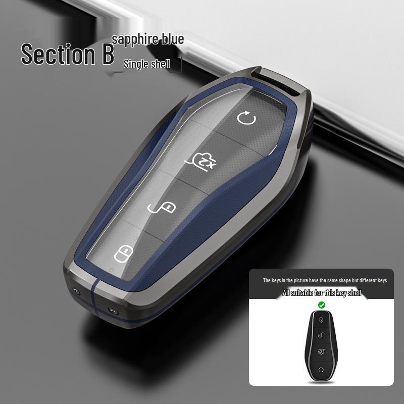Чехол для ключей BYD: Совместим с Song Pro Plus, Yuan DMI, Dolphin, Han, Tang, Qin, Seal и Destroyer 05 Защитный чехол.