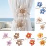 1Pcs Flower Shape Curtain Tieback No Punching Curtain Strap Fashion Curtain Buckles Home Decoration
